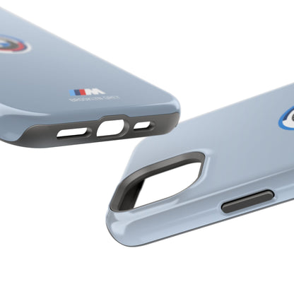 BMW G8X Brooklyn Grey iPhone MagSafe Tough Case - 50 Jahre Logo and M Piping - AI Print Spot