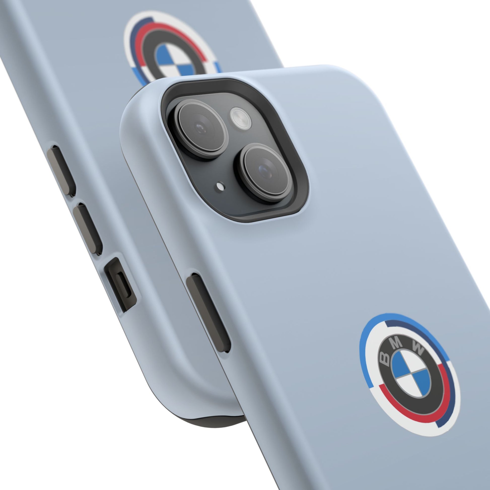 BMW G8X Brooklyn Grey iPhone MagSafe Tough Case - 50 Jahre Logo and M Piping - AI Print Spot