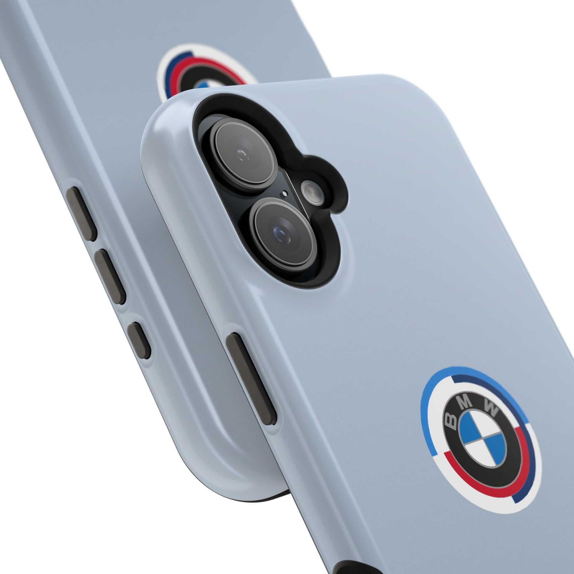 BMW G8X Brooklyn Grey iPhone MagSafe Tough Case - 50 Jahre Logo and M Piping - AI Print Spot