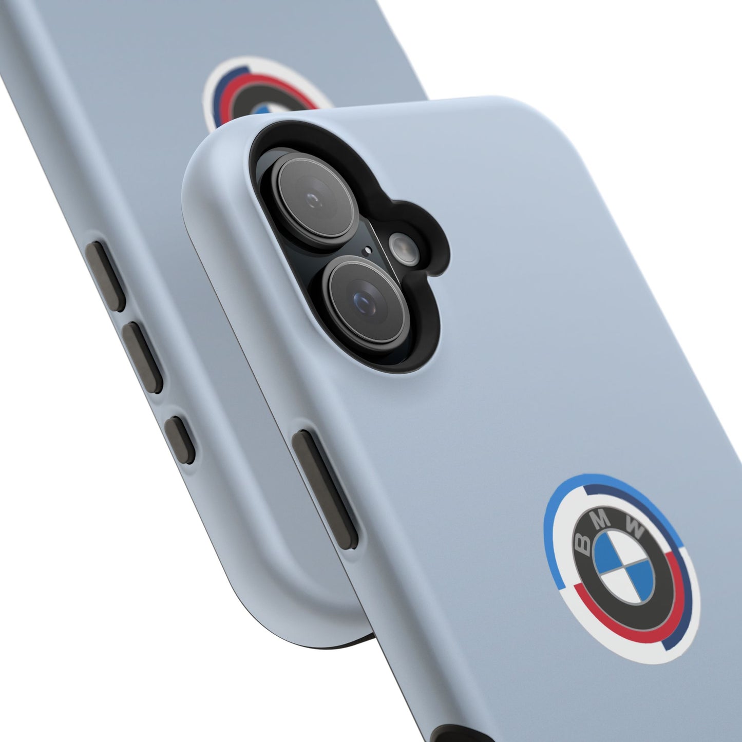 BMW G8X Brooklyn Grey iPhone MagSafe Tough Case - 50 Jahre Logo and M Piping - AI Print Spot