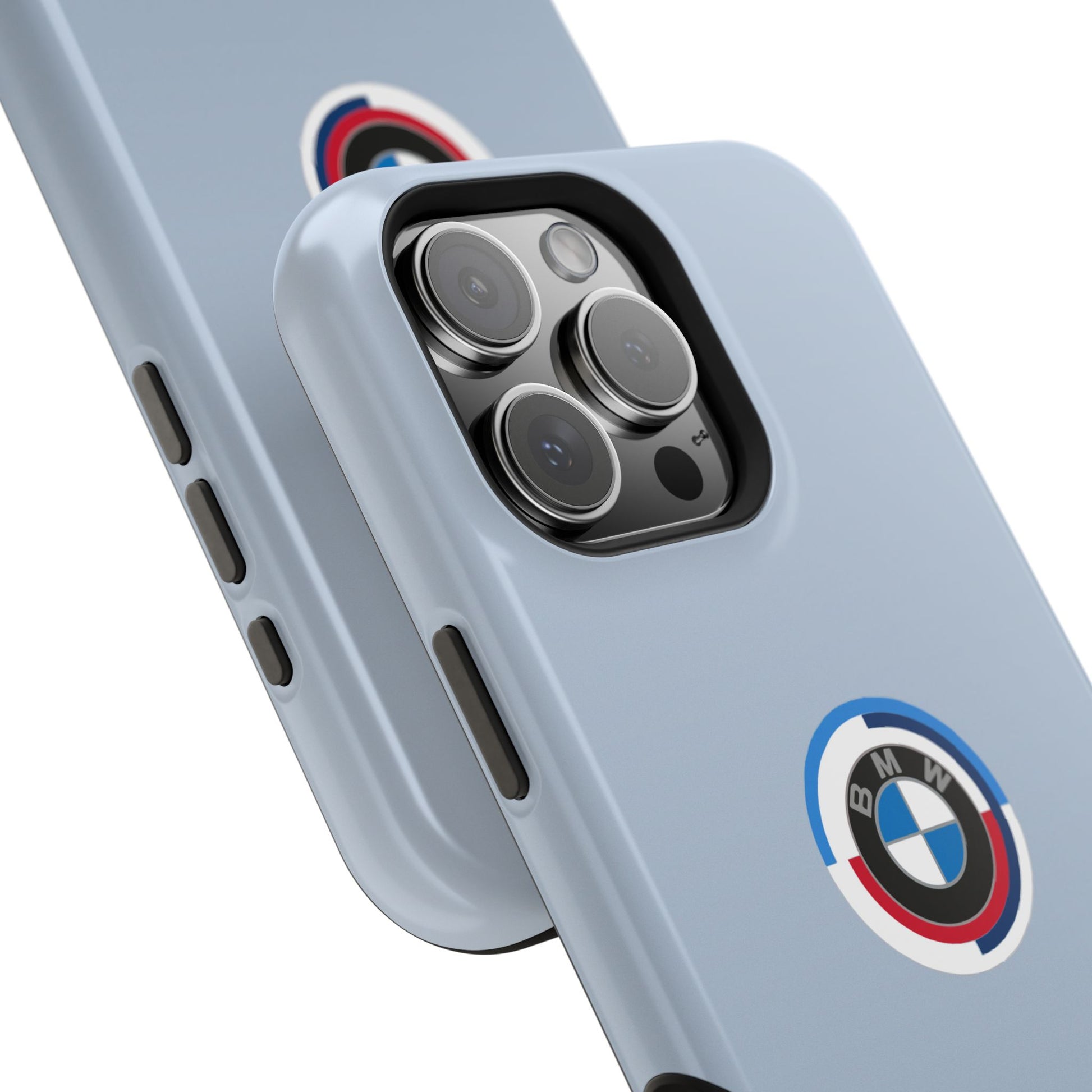 BMW G8X Brooklyn Grey iPhone MagSafe Tough Case - 50 Jahre Logo and M Piping - AI Print Spot