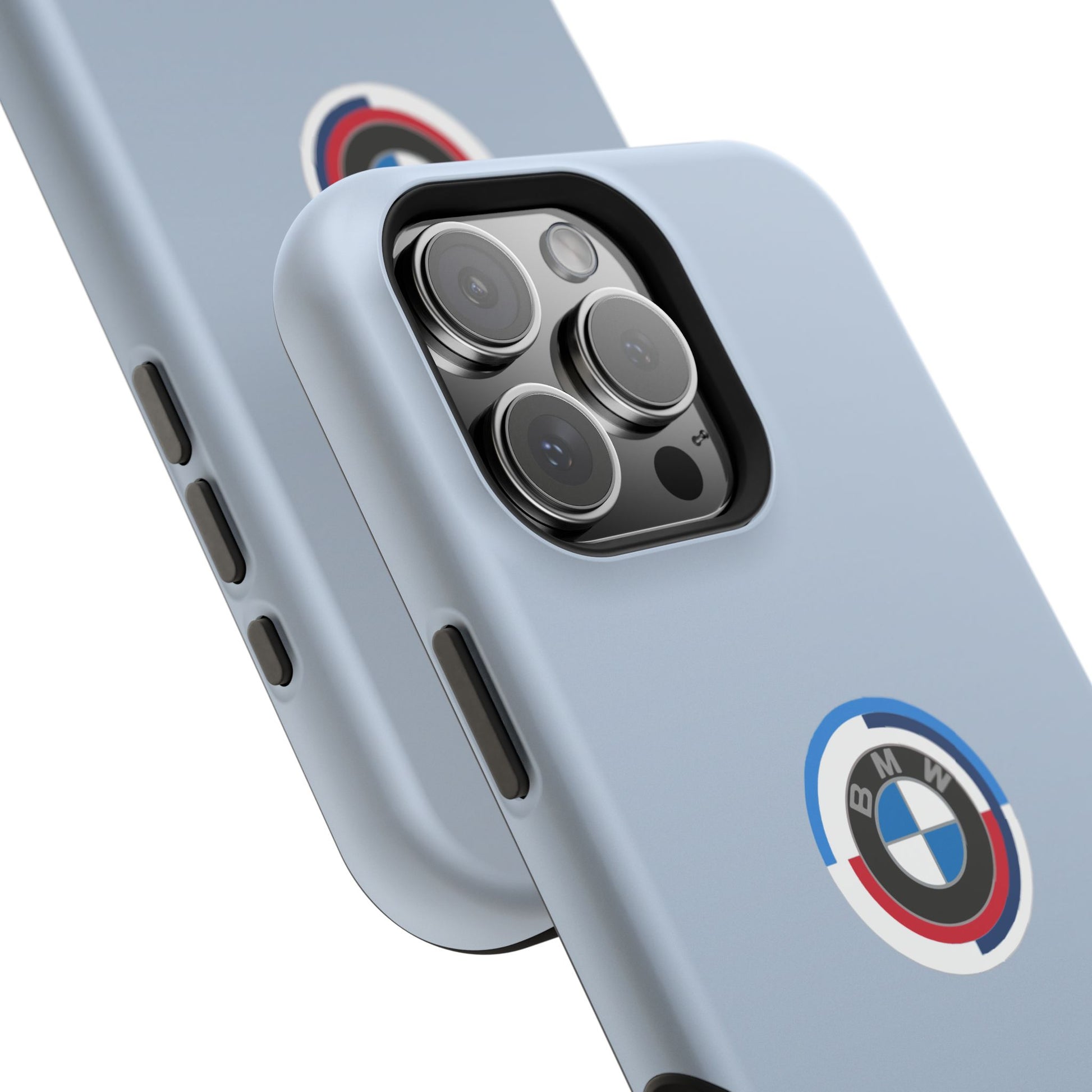 BMW G8X Brooklyn Grey iPhone MagSafe Tough Case - 50 Jahre Logo and M Piping - AI Print Spot