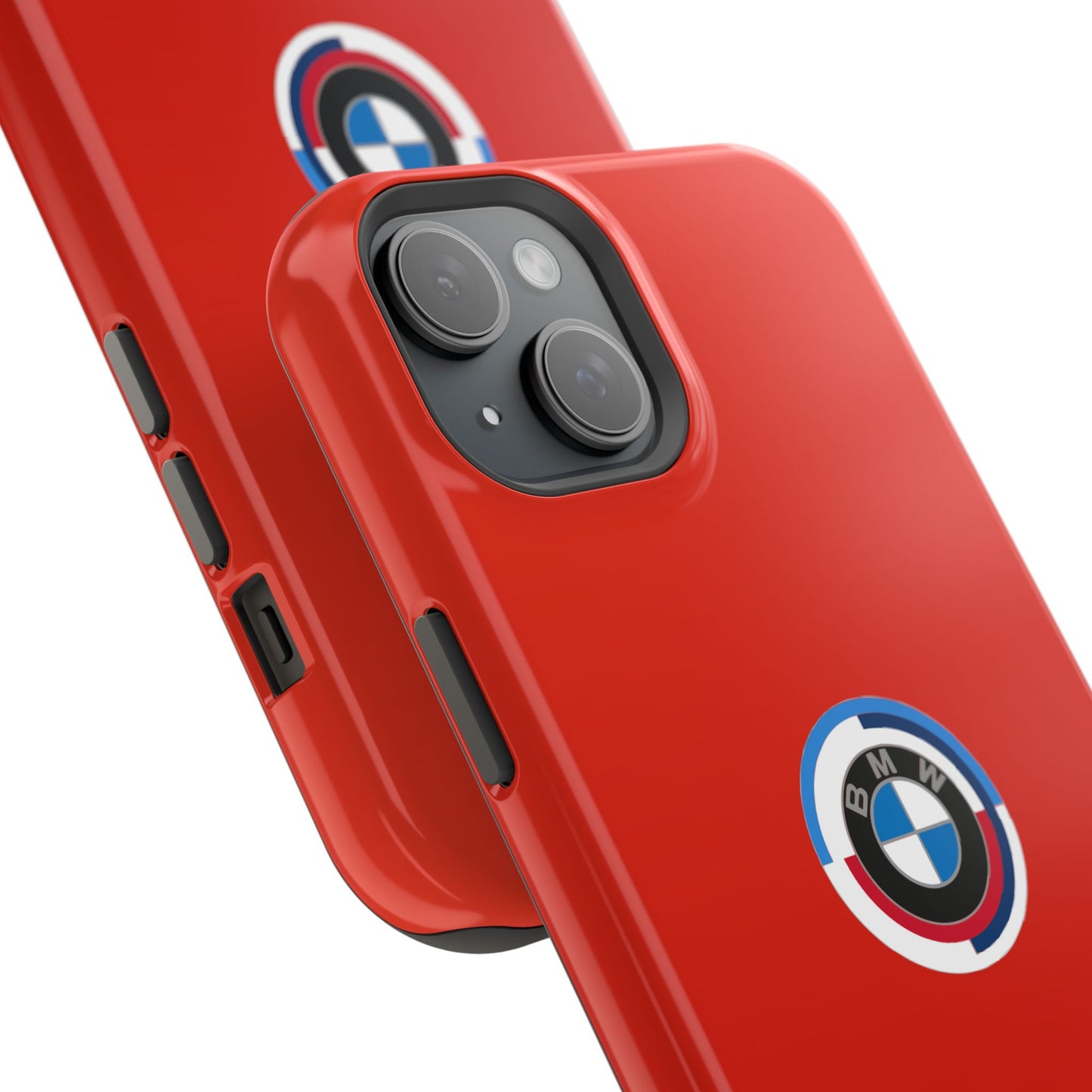 BMW G8X Toronto Red iPhone MagSafe Tough Case - 50 Jahre Logo and M Piping - AI Print Spot