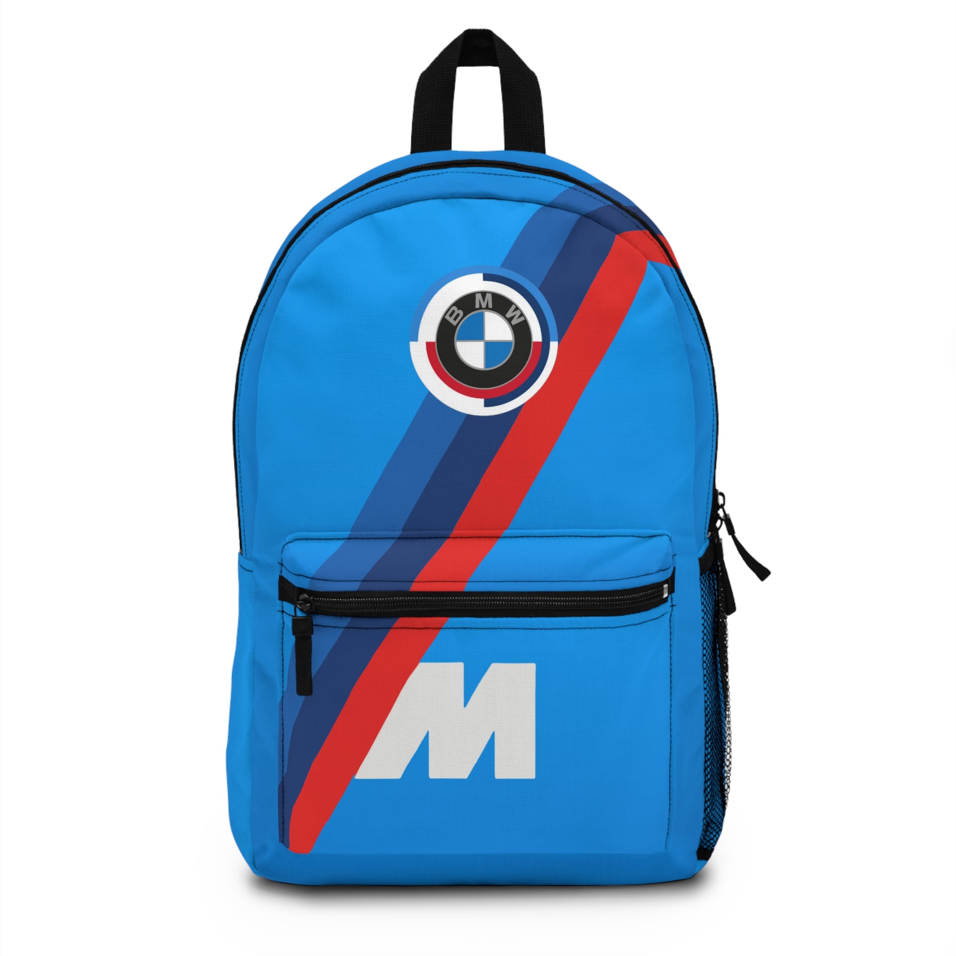 BMW M G8X Backpack - Limited Edition - Daytona Blue - 50 Jahre Logo - M Piping - Collector's Item - Premium Car Enthusiast Gear - AI Print Spot