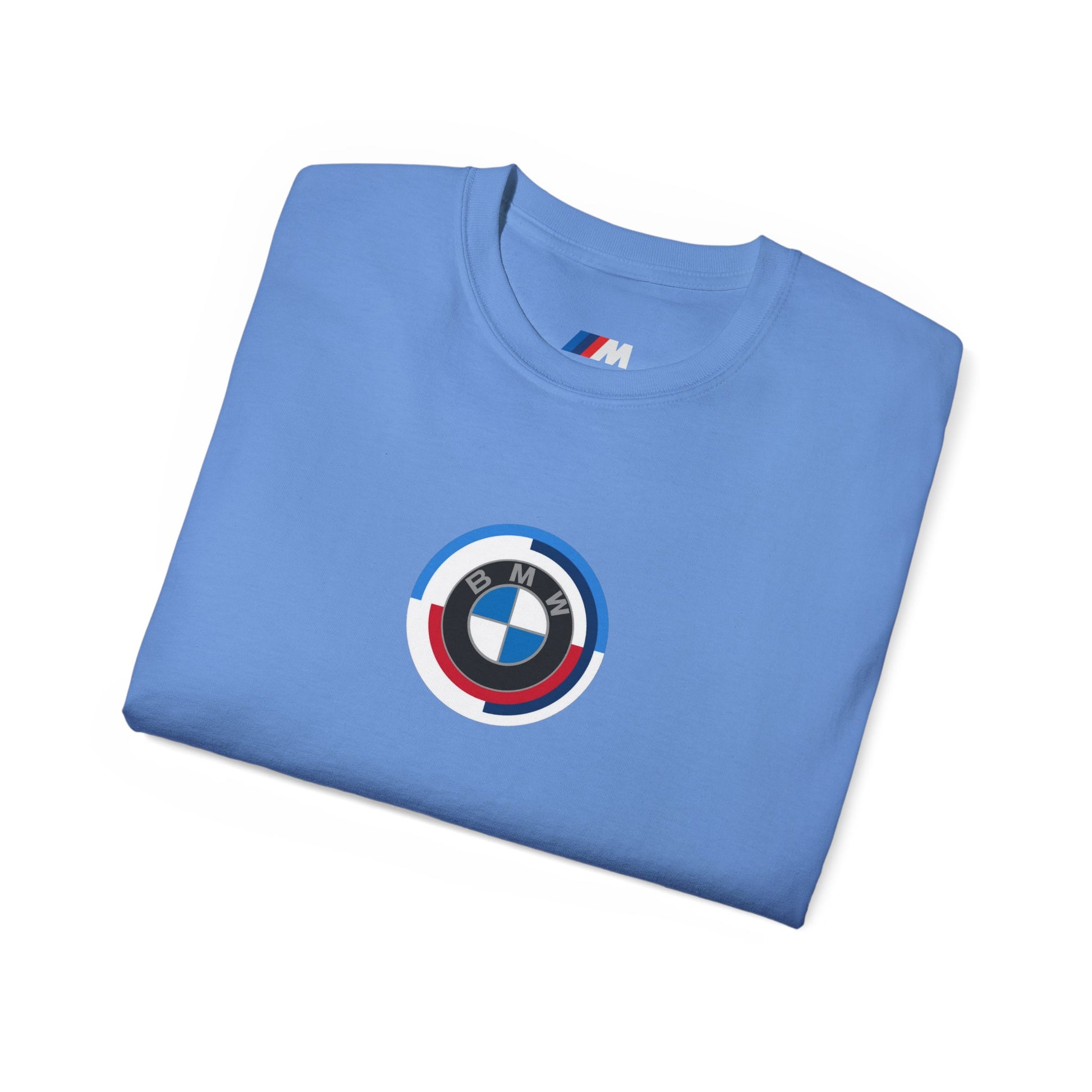 BMW M Logo Tee - Ultra Soft Cotton - Iconic Racing Emblem - Durable & Comfortable - Classic Car Enthusiast Wear - Track Day T-Shirt - Drift - AI Print Spot