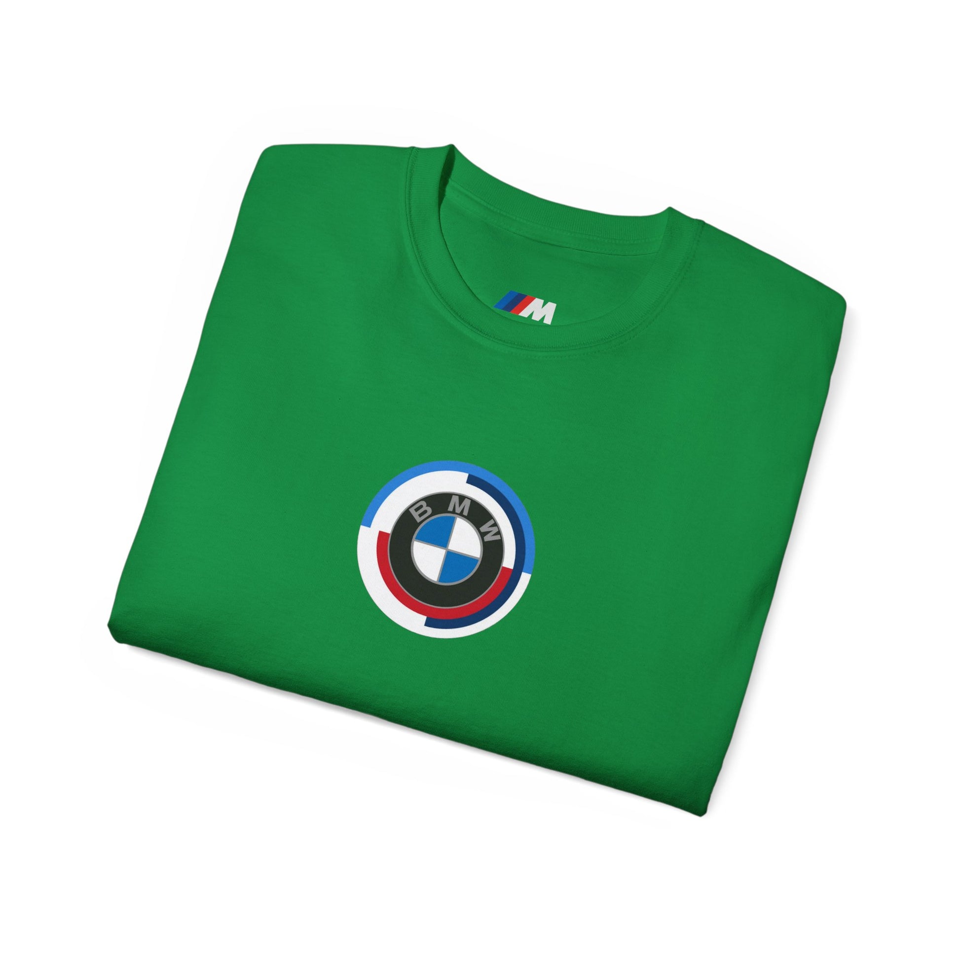 BMW M Logo Tee - Ultra Soft Cotton - Iconic Racing Emblem - Durable & Comfortable - Classic Car Enthusiast Wear - Track Day T-Shirt - Drift - AI Print Spot