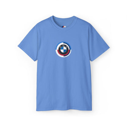 BMW M Logo Tee - Ultra Soft Cotton - Iconic Racing Emblem - Durable & Comfortable - Classic Car Enthusiast Wear - Track Day T-Shirt - Drift - AI Print Spot