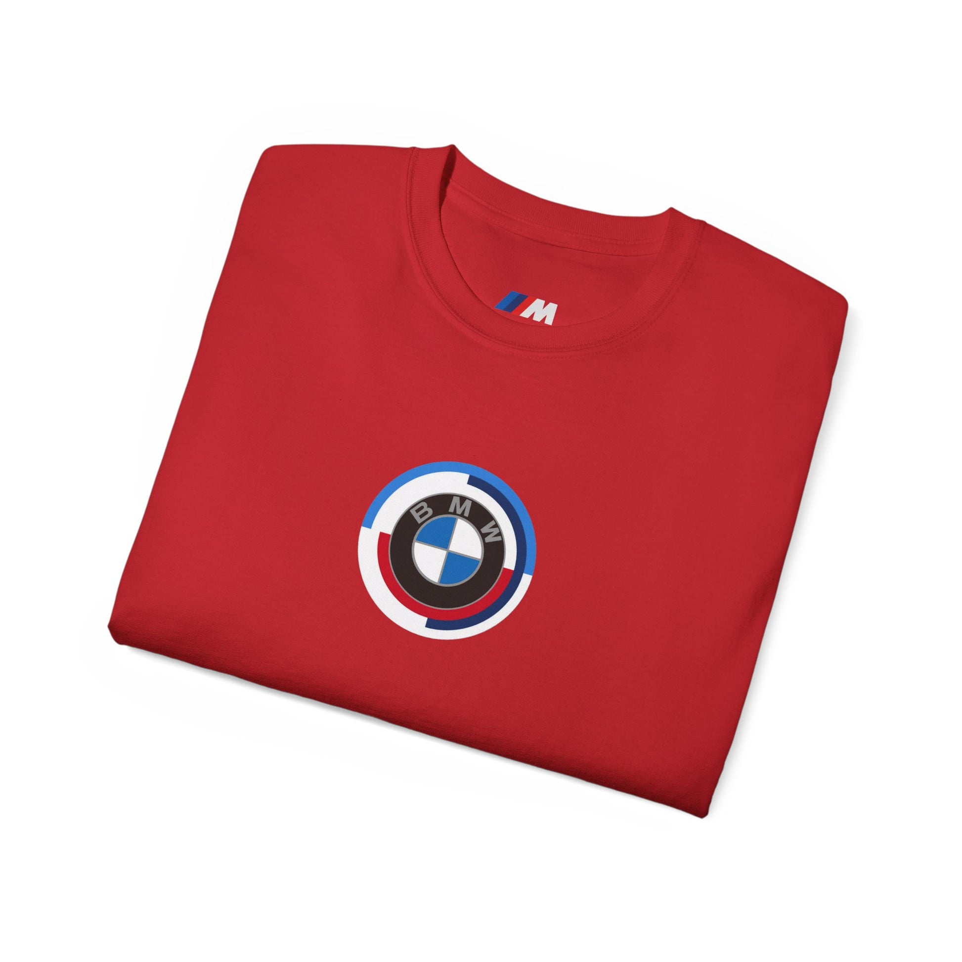 BMW M Logo Tee - Ultra Soft Cotton - Iconic Racing Emblem - Durable & Comfortable - Classic Car Enthusiast Wear - Track Day T-Shirt - Drift - AI Print Spot