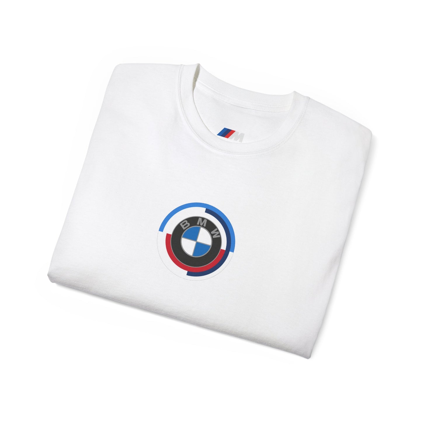 BMW M Logo Tee - Ultra Soft Cotton - Iconic Racing Emblem - Durable & Comfortable - Classic Car Enthusiast Wear - Track Day T-Shirt - Drift - AI Print Spot