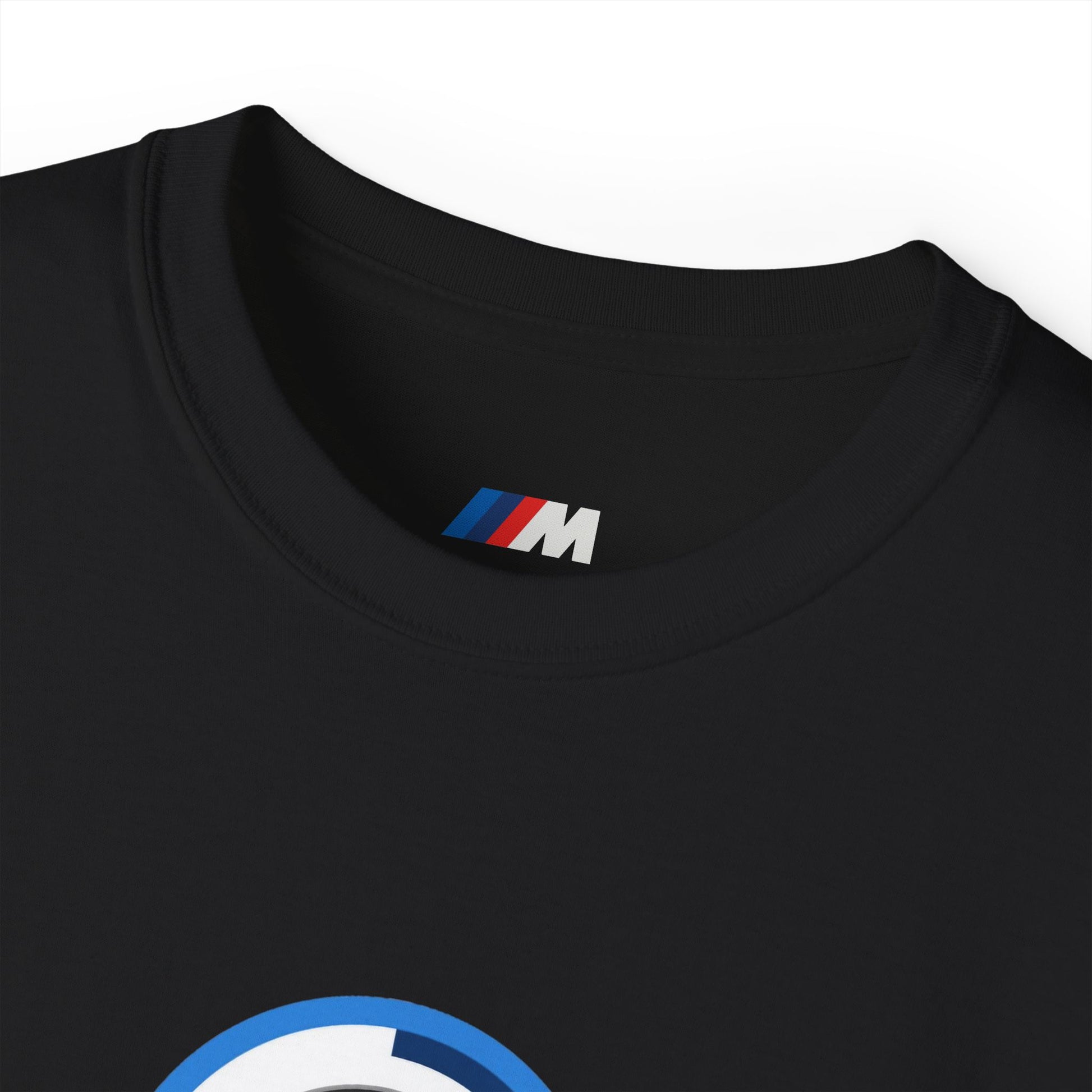 BMW M Logo Tee - Ultra Soft Cotton - Iconic Racing Emblem - Durable & Comfortable - Classic Car Enthusiast Wear - Track Day T-Shirt - Drift - AI Print Spot