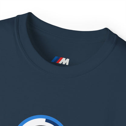 BMW M Logo Tee - Ultra Soft Cotton - Iconic Racing Emblem - Durable & Comfortable - Classic Car Enthusiast Wear - Track Day T-Shirt - Drift - AI Print Spot