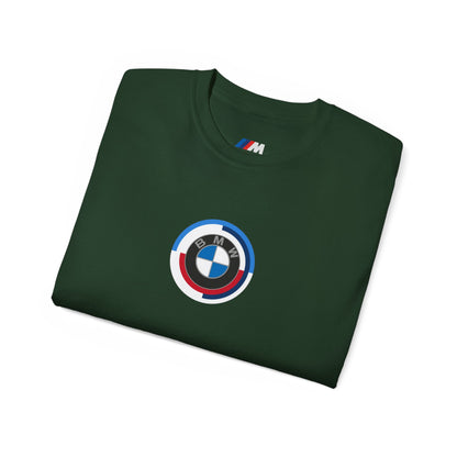 BMW M Logo Tee - Ultra Soft Cotton - Iconic Racing Emblem - Durable & Comfortable - Classic Car Enthusiast Wear - Track Day T-Shirt - Drift - AI Print Spot