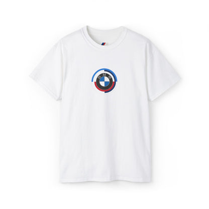 BMW M Logo Tee - Ultra Soft Cotton - Iconic Racing Emblem - Durable & Comfortable - Classic Car Enthusiast Wear - Track Day T-Shirt - Drift - AI Print Spot