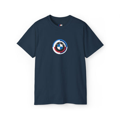 BMW M Logo Tee - Ultra Soft Cotton - Iconic Racing Emblem - Durable & Comfortable - Classic Car Enthusiast Wear - Track Day T-Shirt - Drift - AI Print Spot