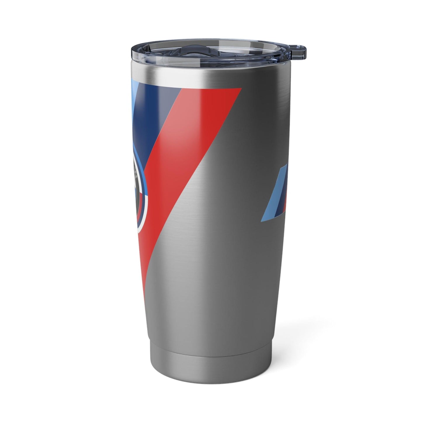 BMW M Series 20oz Tumbler - Silver Steel Finish - M Logo & Piping - Collector’s Edition - Stainless Steel Travel Cup - G8X Enthusiast - AI Print Spot