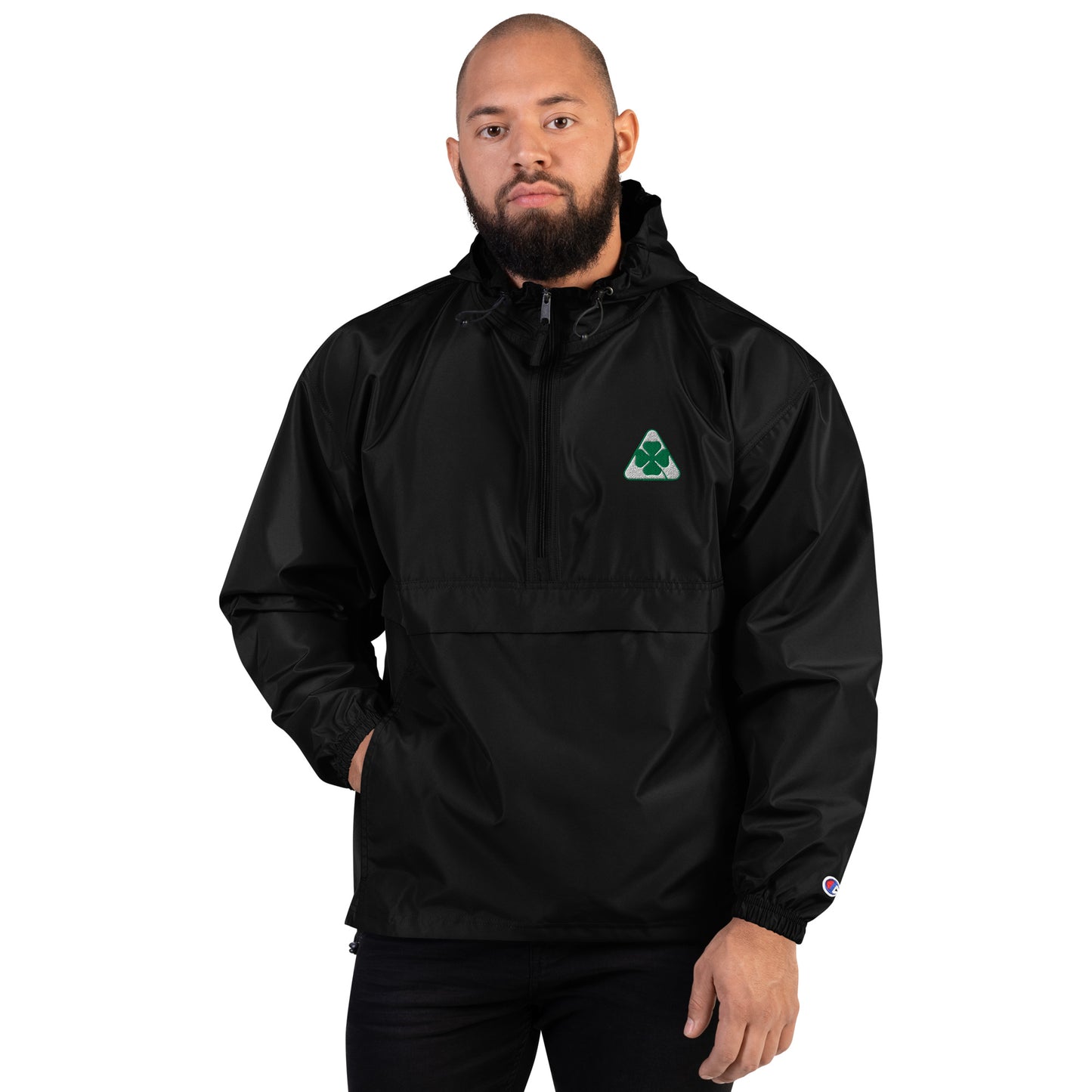 Champion Packable Jacket with Quadrifoglio Emblem Embroidery - AI Print Spot