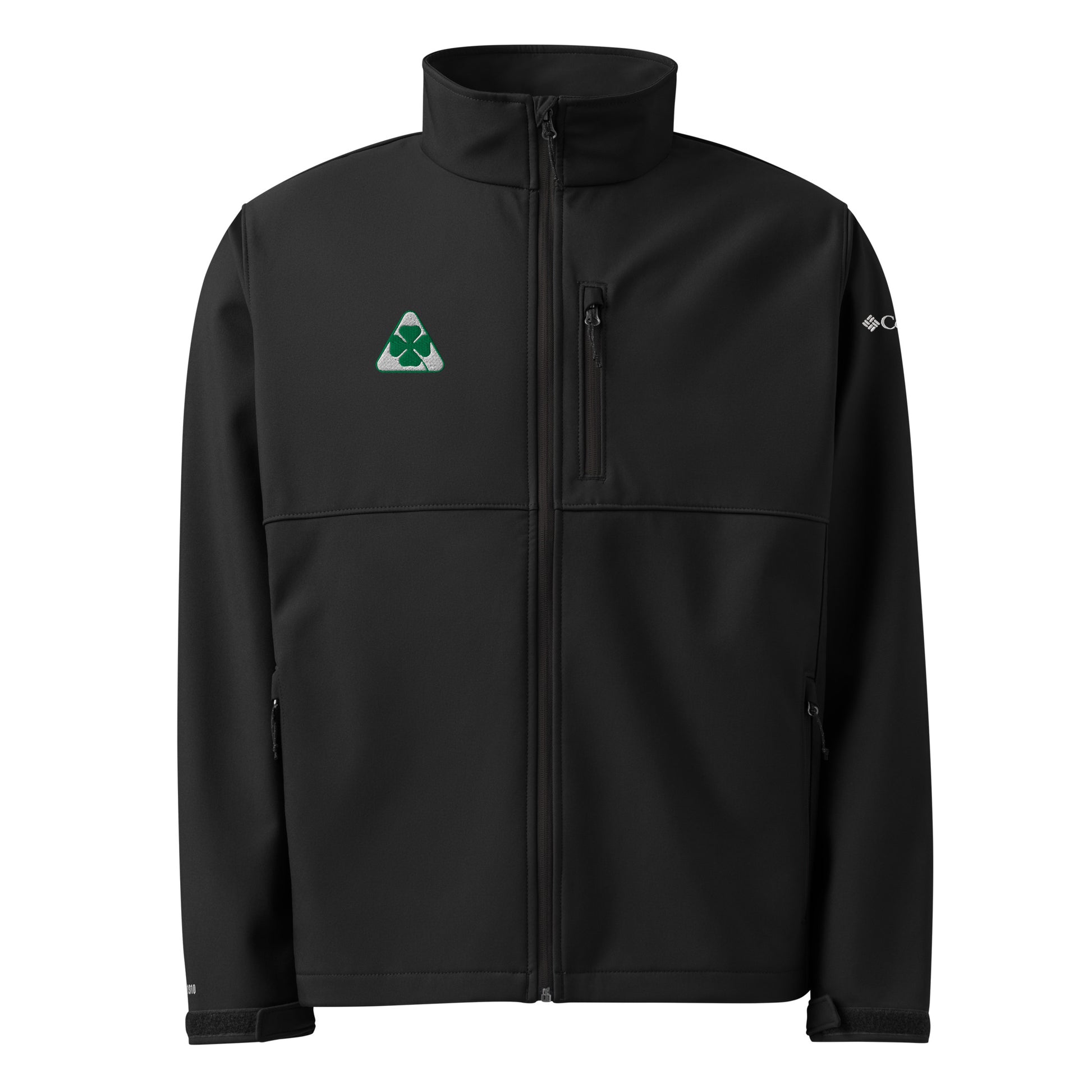 Columbia Soft Shell Jacket Embroidered with Alfa Romeo Quadrifoglio Verde | Alfa Romeo Script on Rear | Wind & Water-Resistant - AI Print Spot