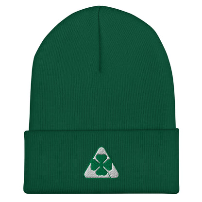 Alfa Romeo Embroidered Quadrifoglio Verde Cuffed Beanie | Unisex Style