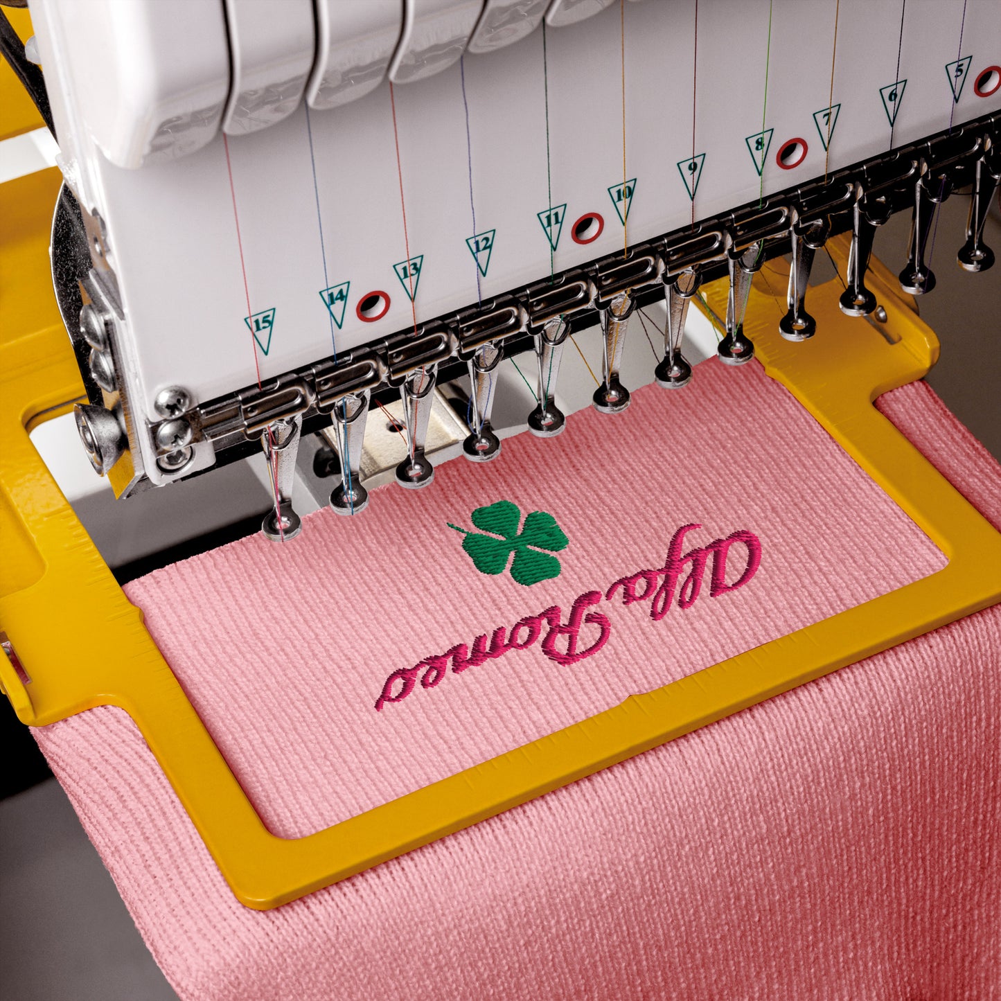 Cuffed Beanie with Embroidered Alfa Romeo Script and Quadrifoglio Verde - AI Print Spot