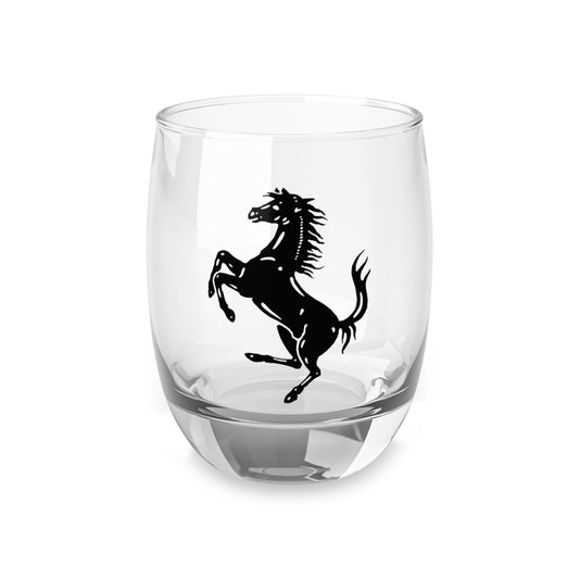 Ferrari Cavallino Rampante - Prancing Horse - 6oz Whiskey Glass – Iconic Italian Design - Made in the USA - AI Print Spot