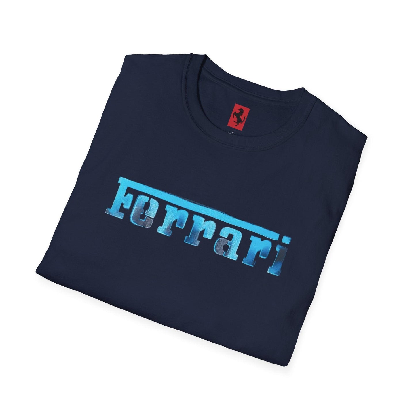 Ferrari Graffiti Art Cotton Multicolor Tee - Unisex Softstyle - Casual to Comfort Wear - Ethically Made - Unique Car Enthusiast Style - AI Print Spot