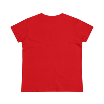 Ferrari Logo Semi - Fitted Women's Tee - Classic Style - 100% Cotton - Pre-Shrunk - AI Print Spot