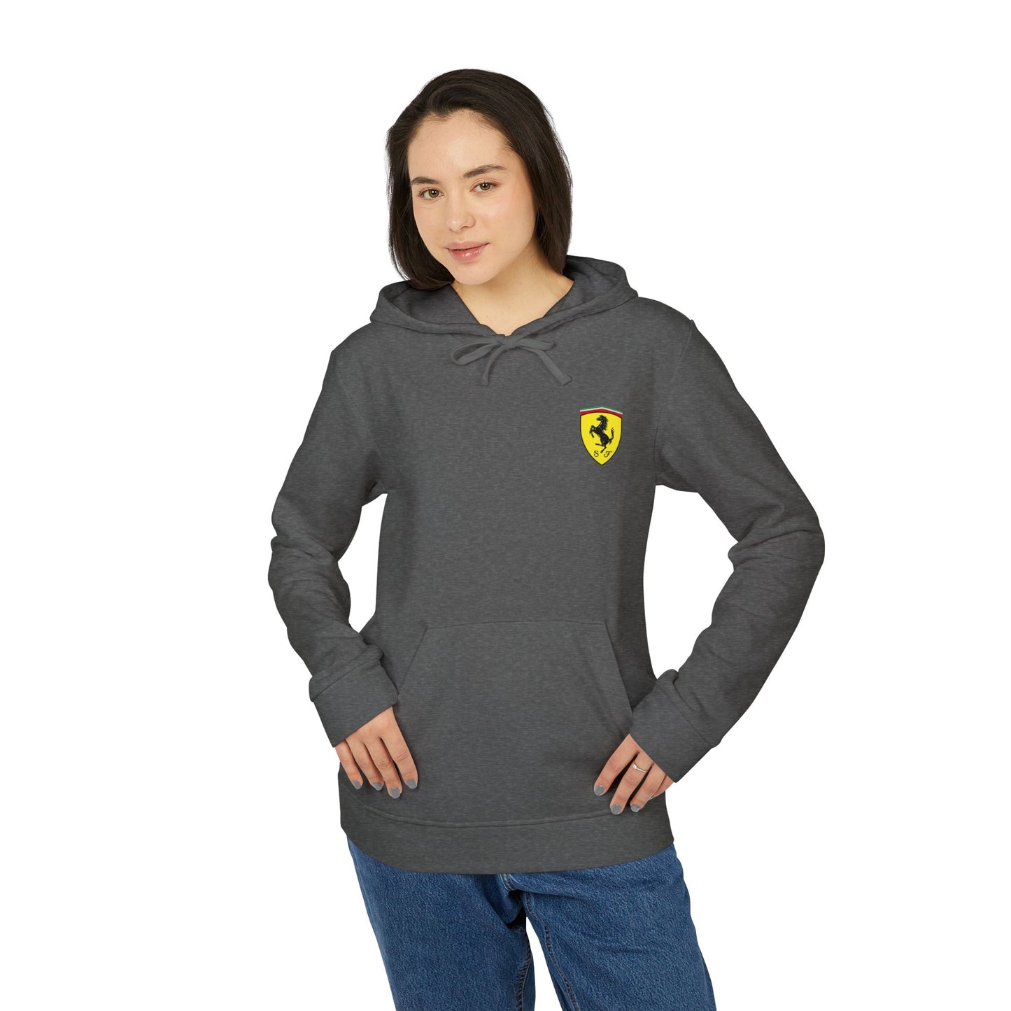 Ferrari Scuderia Unisex Fleece Hoodie – adidas - Comfortable, Stylish, and Perfect for Any Occasion - AI Print Spot