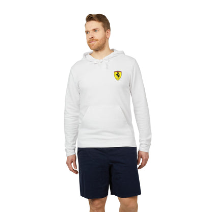 Ferrari Scuderia Unisex Fleece Hoodie – adidas - Comfortable, Stylish, and Perfect for Any Occasion - AI Print Spot