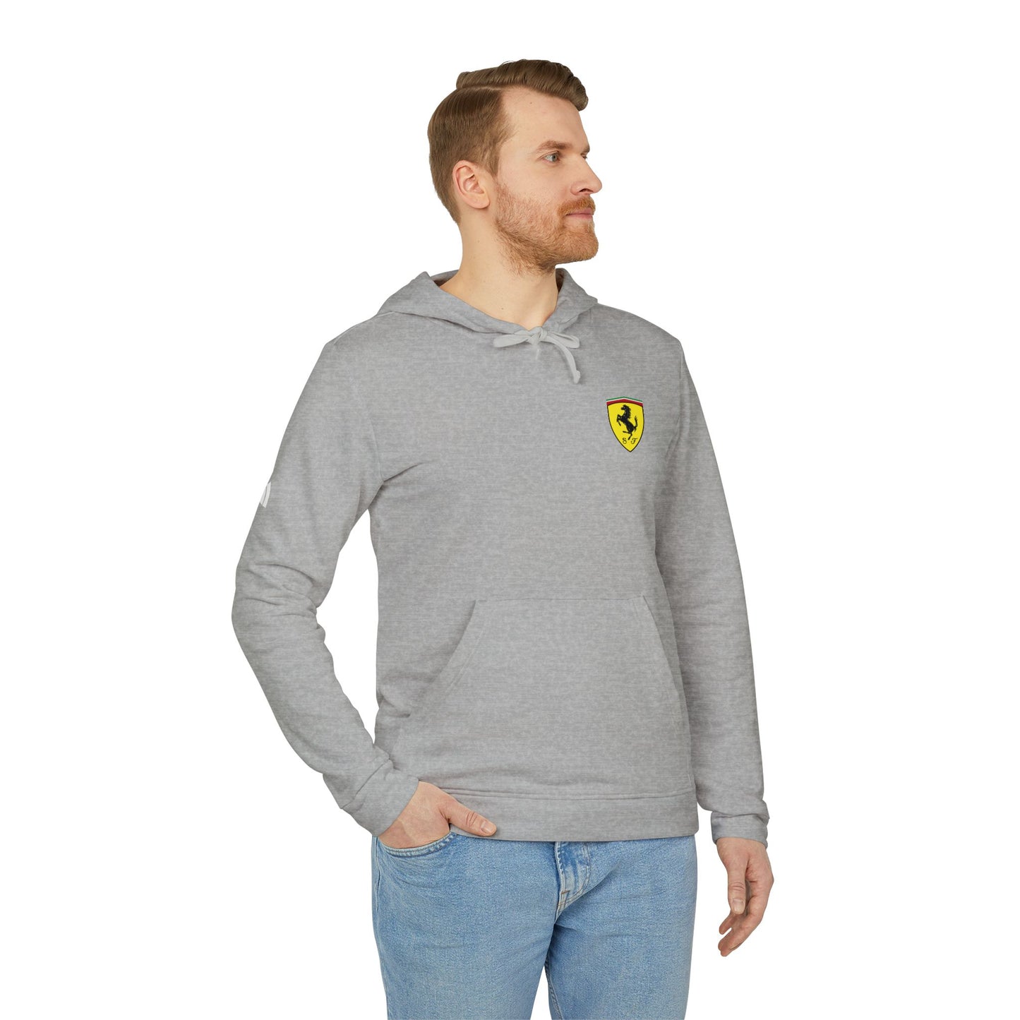 Ferrari Scuderia Unisex Fleece Hoodie – adidas - Comfortable, Stylish, and Perfect for Any Occasion - AI Print Spot