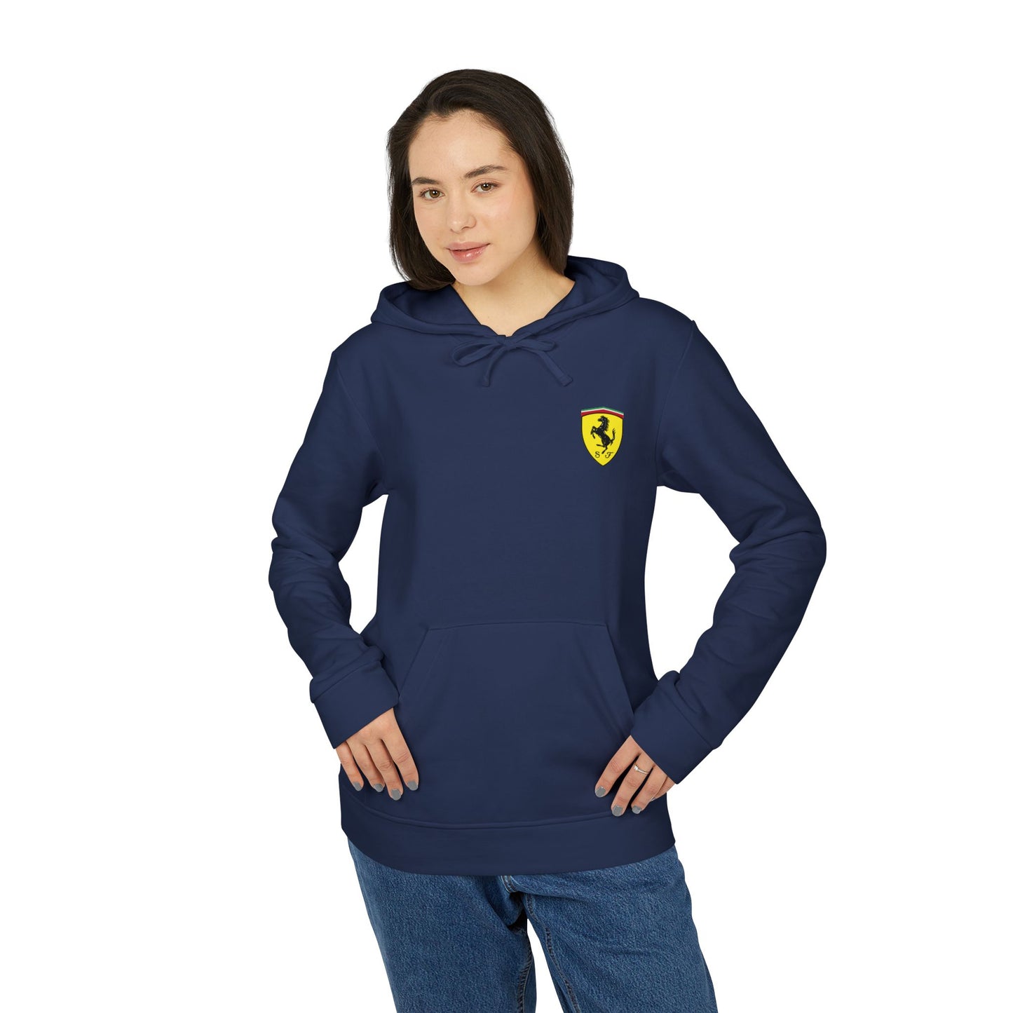 Ferrari Scuderia Unisex Fleece Hoodie – adidas - Comfortable, Stylish, and Perfect for Any Occasion - AI Print Spot