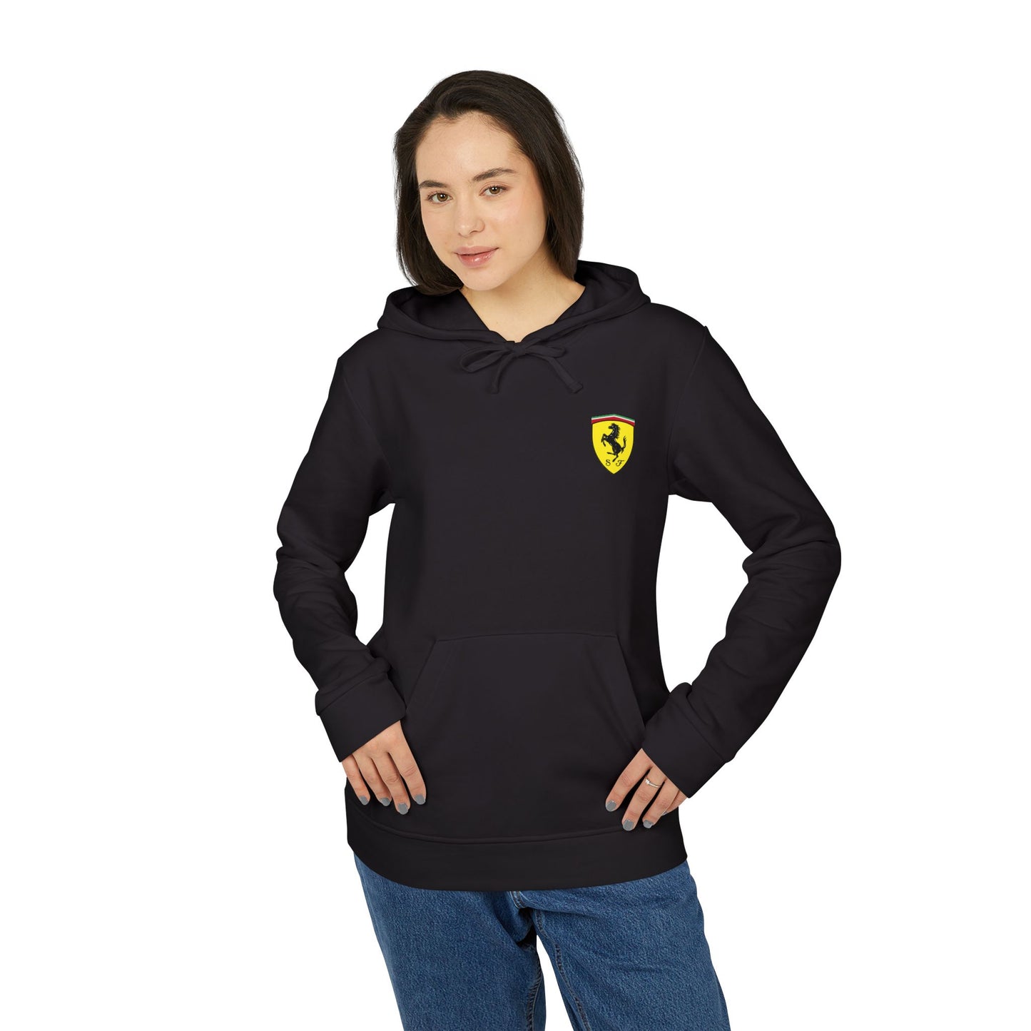 Ferrari Scuderia Unisex Fleece Hoodie – adidas - Comfortable, Stylish, and Perfect for Any Occasion - AI Print Spot