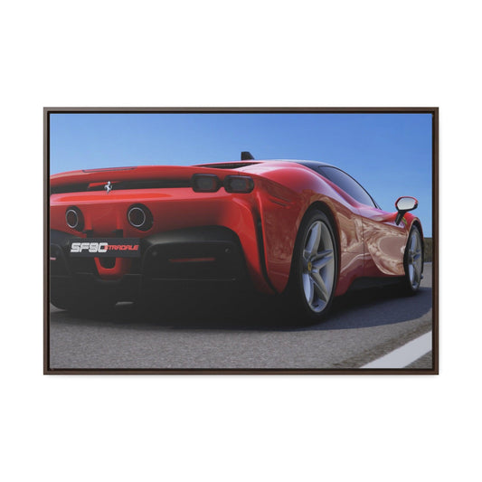 Ferrari SF90 Asphalt Dominator Canvas Art - Custom, Personalized - AI Print Spot