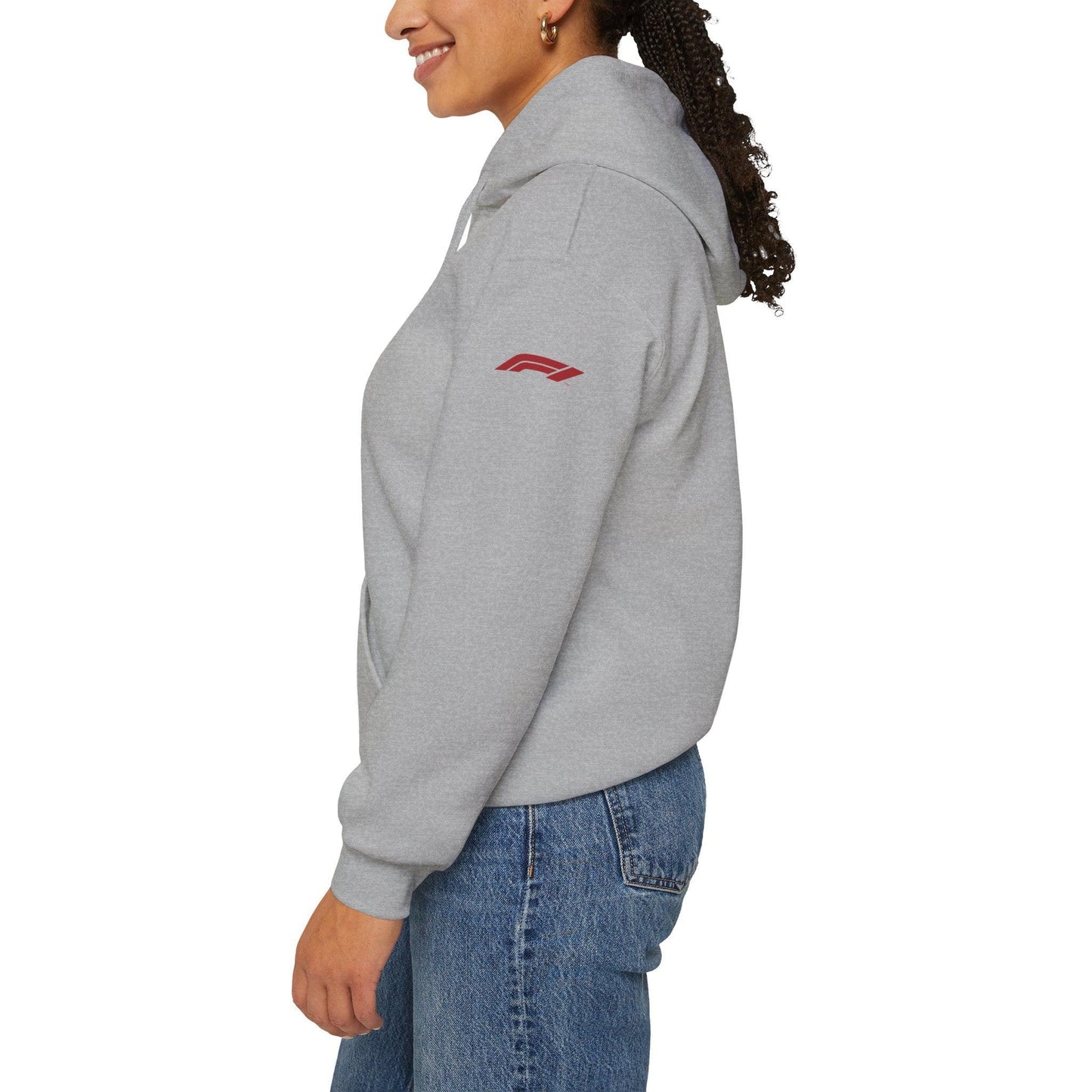 Ferrari Unisex Hoodie Heavy Blend™ - Cozy Comfy Sweatshirt - Classic Scuderia and Formula 1 Team - Gift for the Car Enthusiast - Red Logos - AI Print Spot