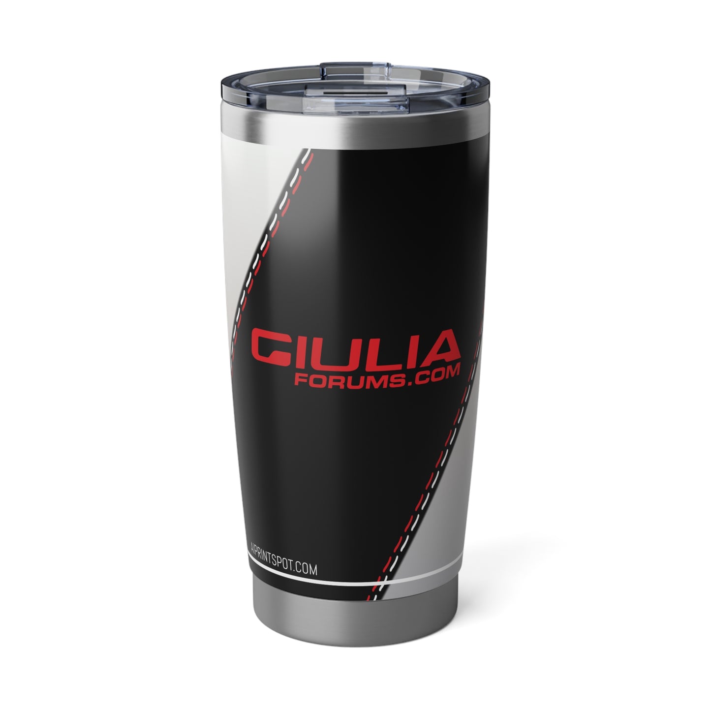 Giulia Forums Exclusive Vagabond 20oz Tumbler: Alfa Romeo Trofeo White, Alfa Rosso, Alfa Black - AI Print Spot