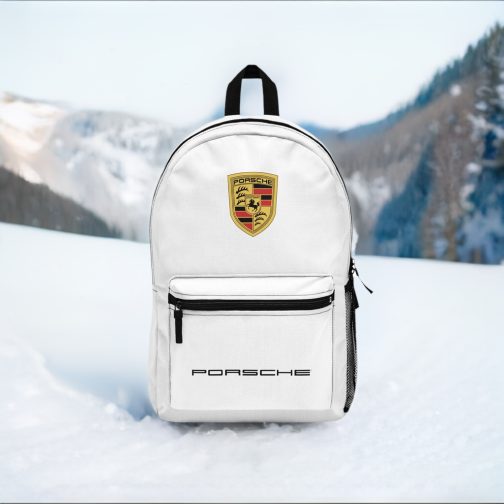 Porsche Crest Elegance Backpack in White