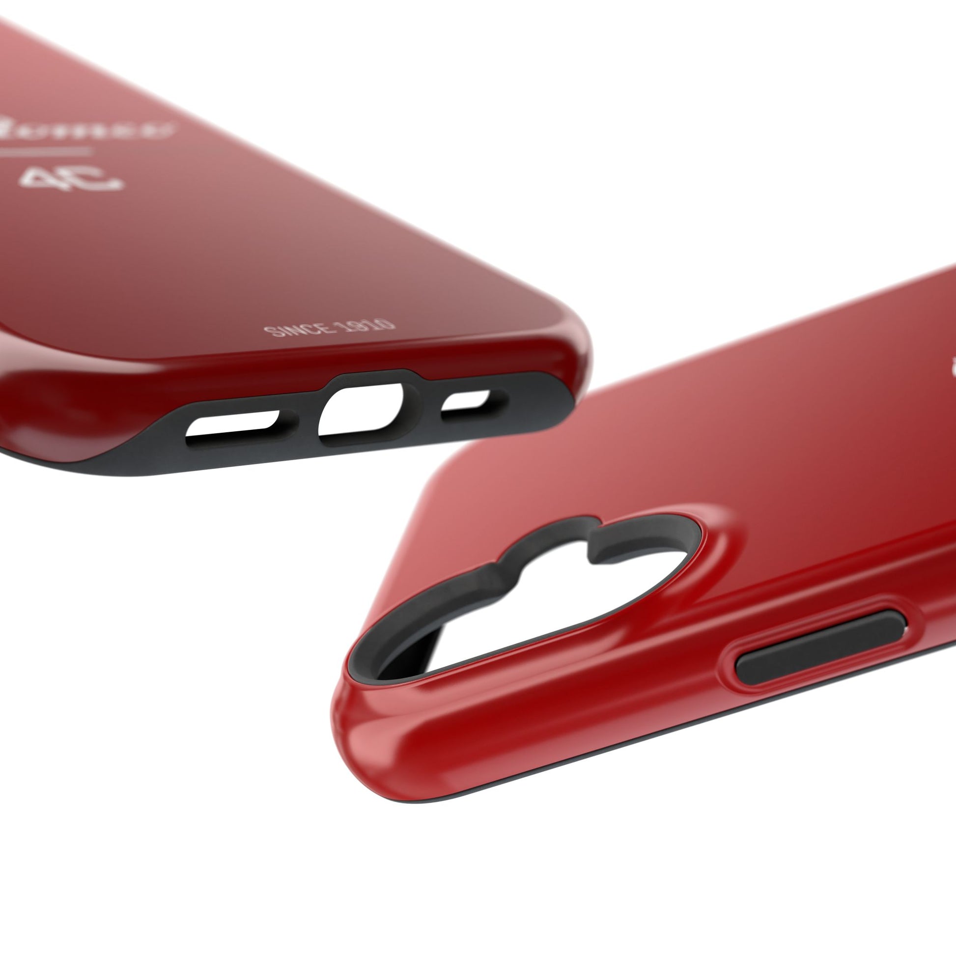 MagSafe® Dual Layer iPhone Case - Alfa Romeo 4C Design in White on Alfa Rosso - AI Print Spot