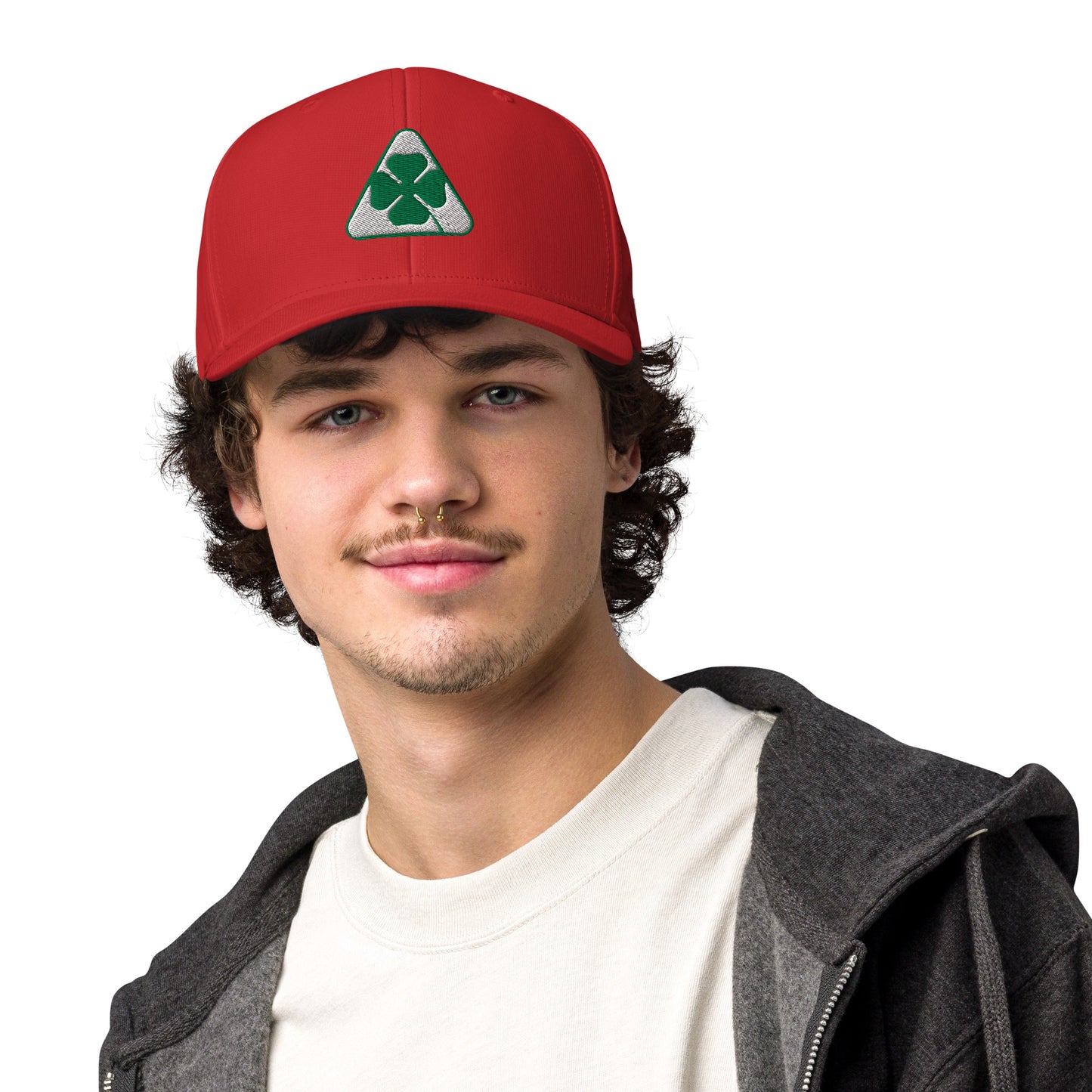 Performance Cap with Quadrifoglio Verde and 1930s Alfa Romeo Script Embroidery by Adidas - AI Print Spot