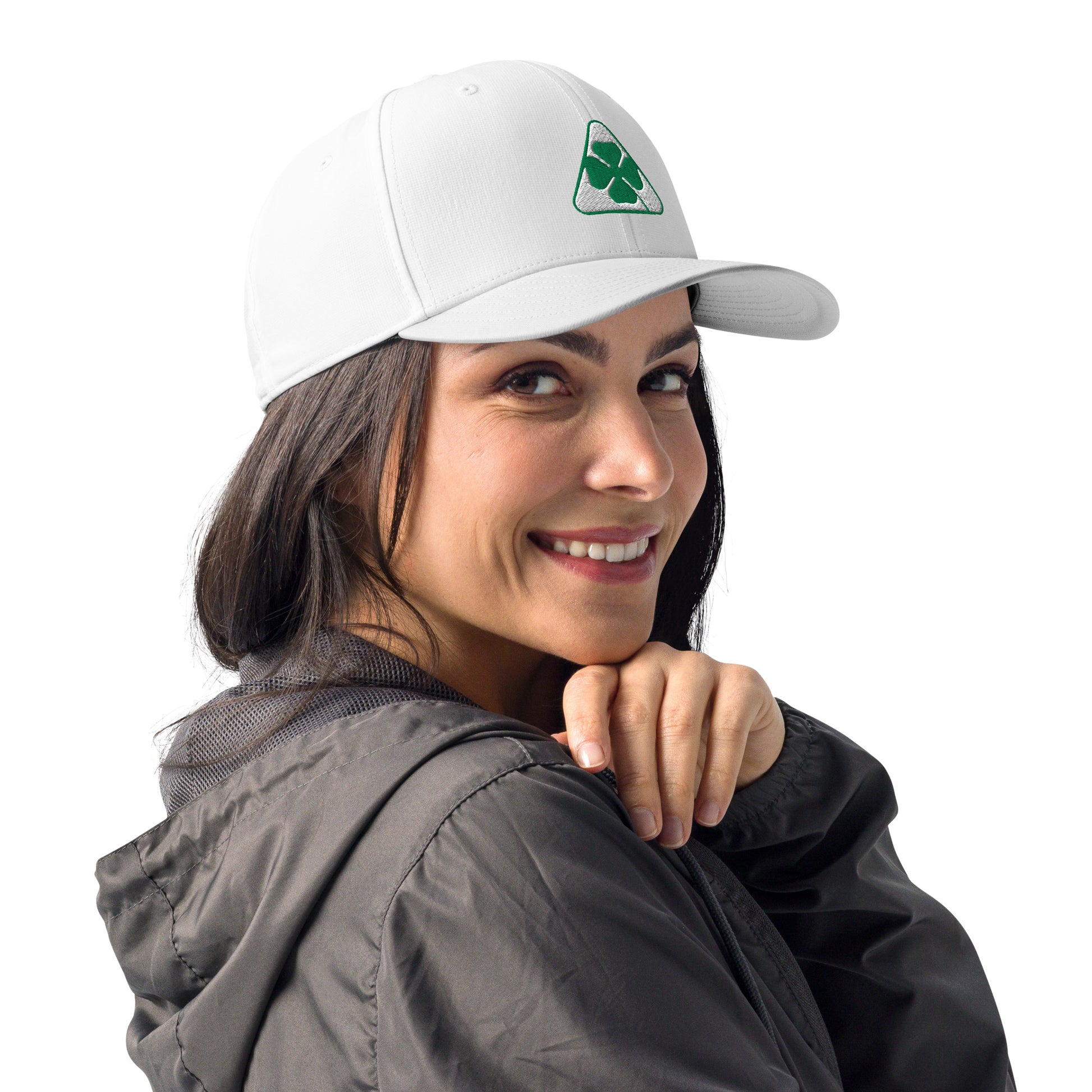 Performance Cap with Quadrifoglio Verde and 1930s Alfa Romeo Script Embroidery by Adidas - AI Print Spot