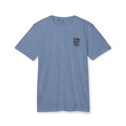 Porsche Crest Athletic Crewneck T-Shirt - adidas 3-Stripes Gear - AI Print Spot