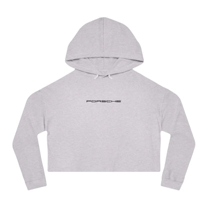 Porsche Crest Crop Hoodie for Women - 8 Colors - AI Print Spot
