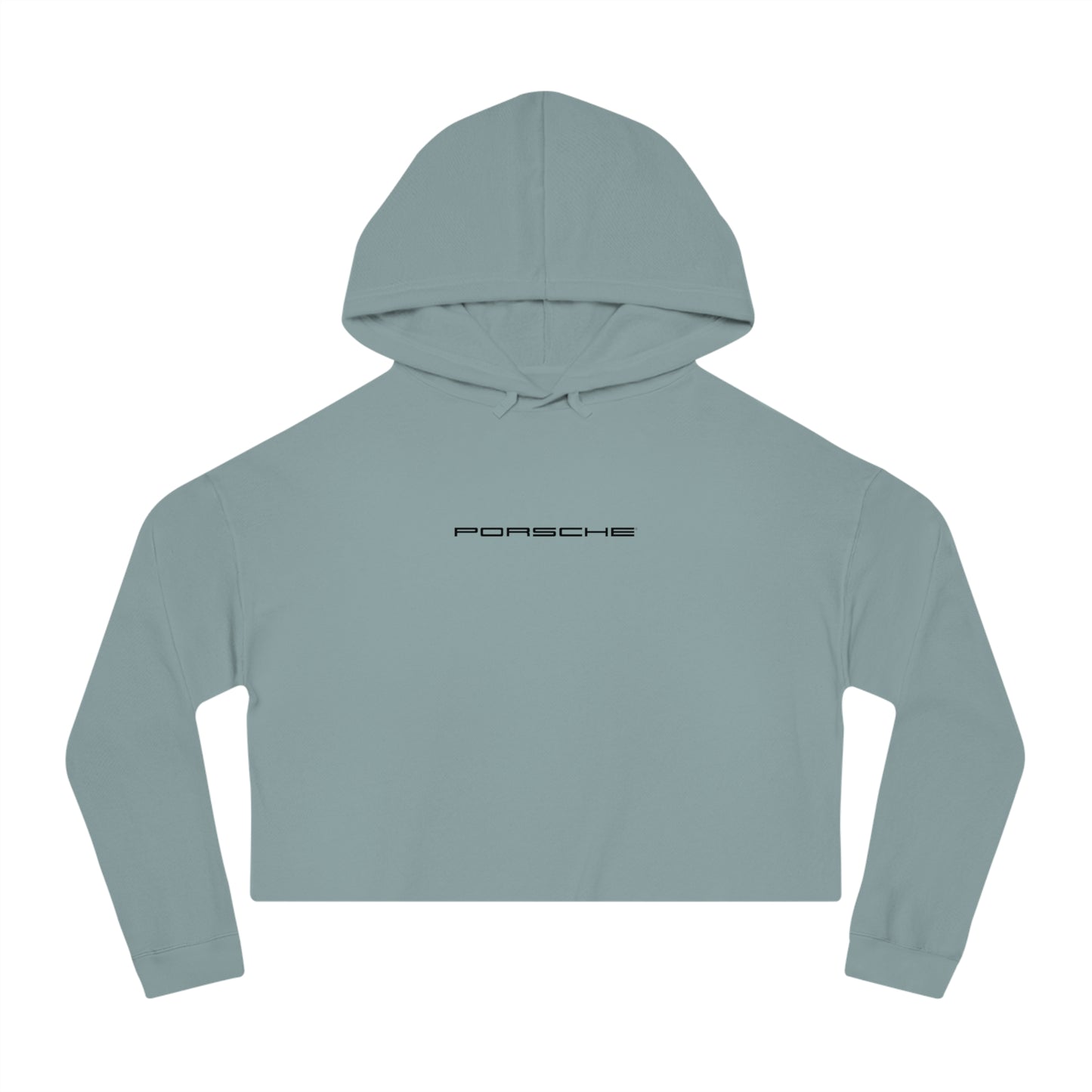 Porsche Crest Crop Hoodie for Women - 8 Colors - AI Print Spot