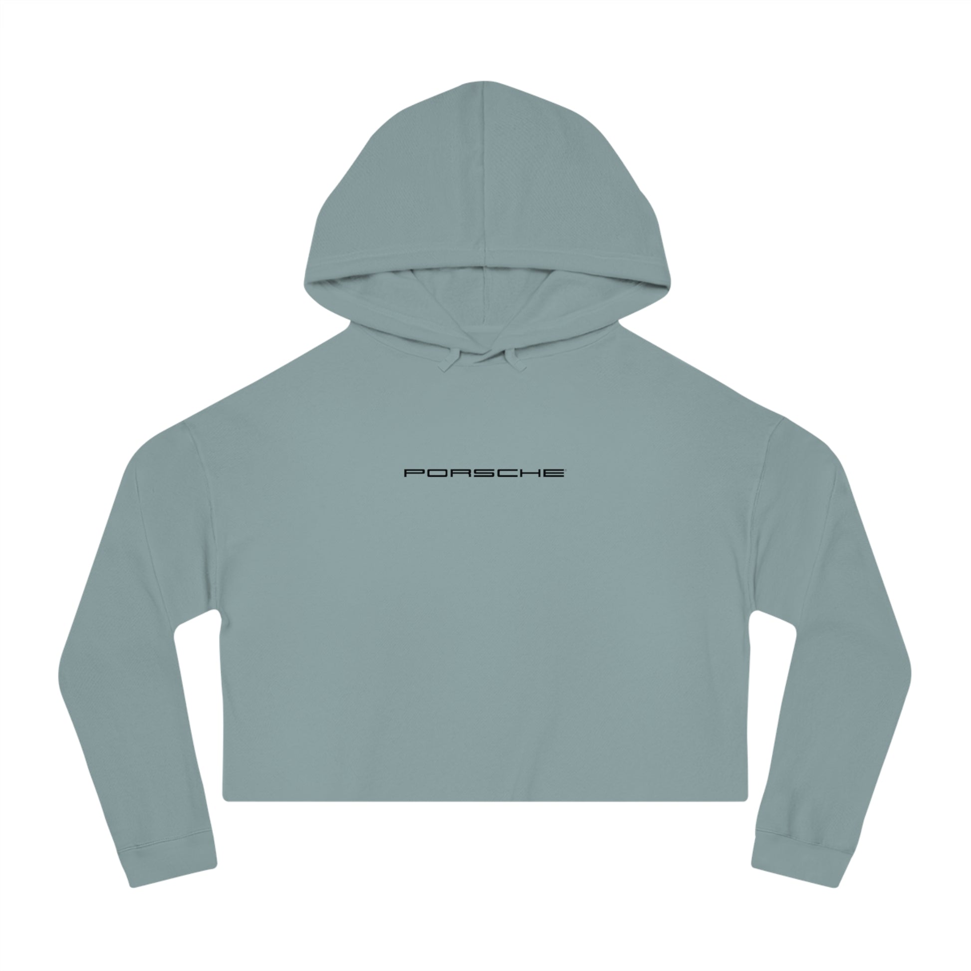 Porsche Crest Crop Hoodie for Women - 8 Colors - AI Print Spot