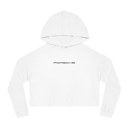 Porsche Crest Crop Hoodie for Women - 8 Colors - AI Print Spot