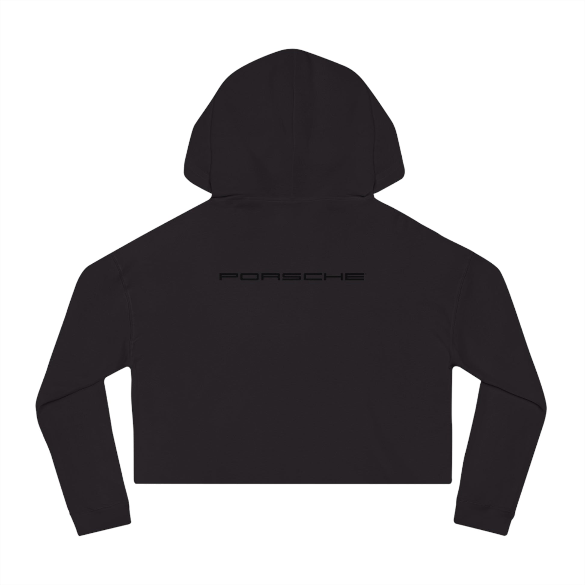 Porsche Crest Crop Hoodie for Women in 8 Colors - AI Print Spot
