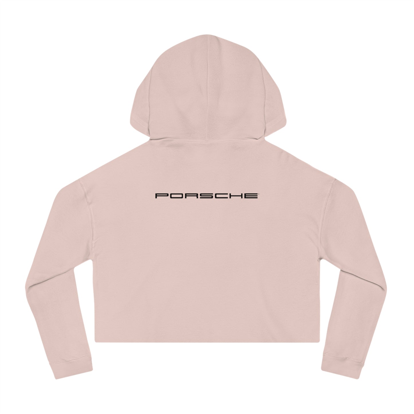 Porsche Crest Crop Hoodie for Women in 8 Colors - AI Print Spot
