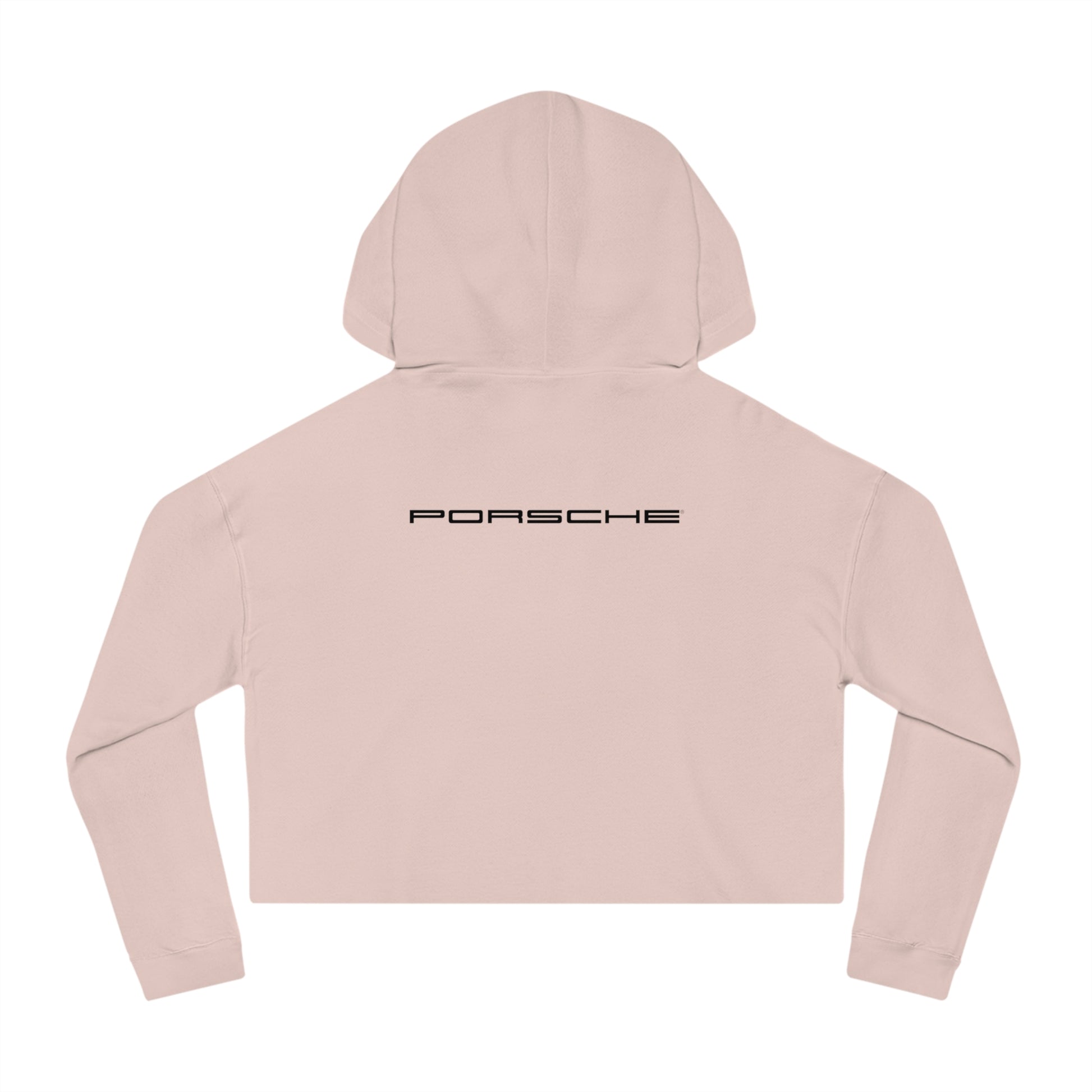 Porsche Crest Crop Hoodie for Women in 8 Colors - AI Print Spot