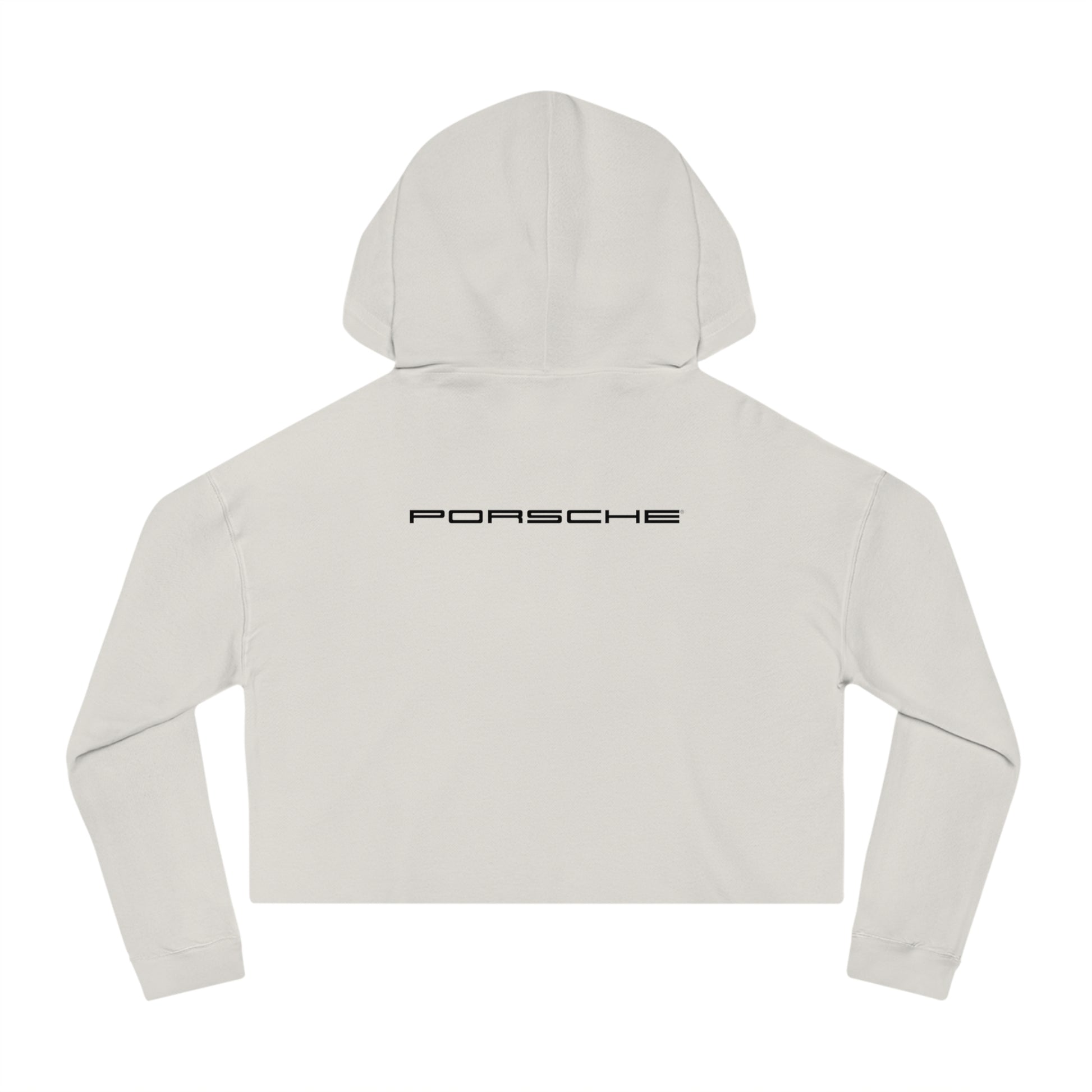 Porsche Crest Crop Hoodie for Women in 8 Colors - AI Print Spot