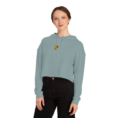 Porsche Crest Crop Hoodie for Women in 8 Colors - AI Print Spot