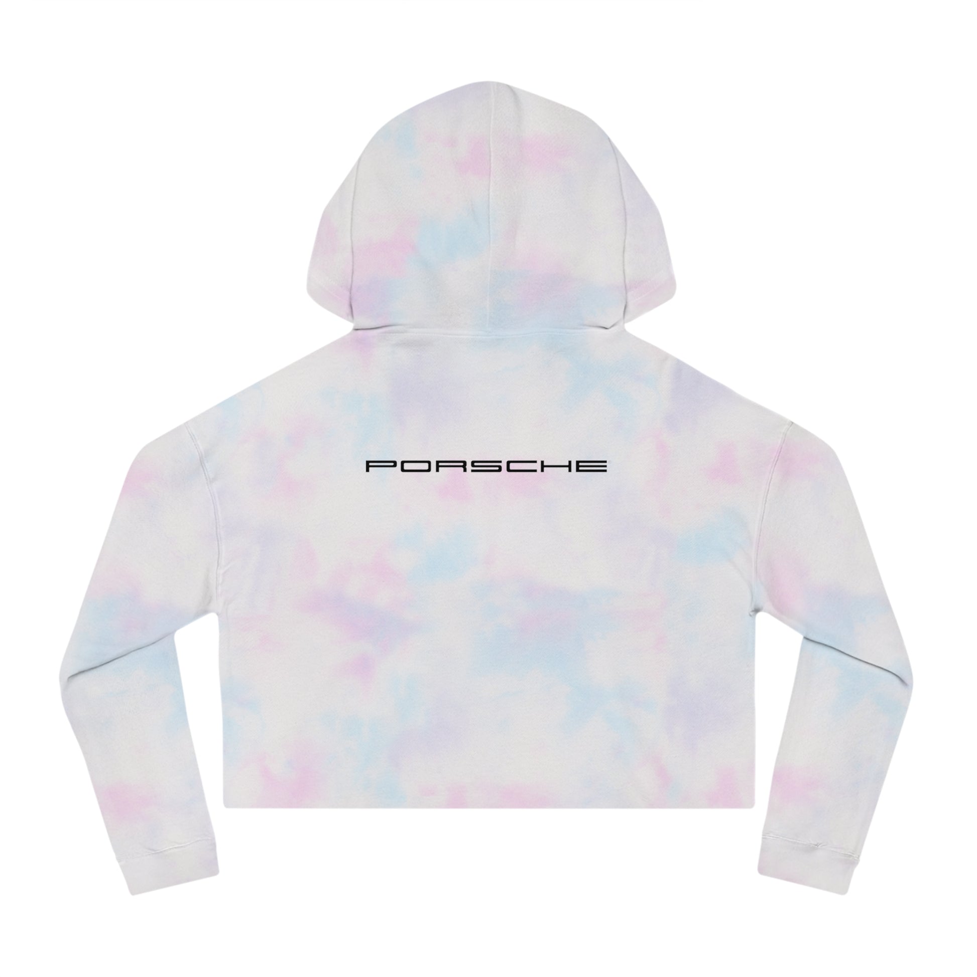 Porsche Crest Crop Hoodie for Women in 8 Colors - AI Print Spot