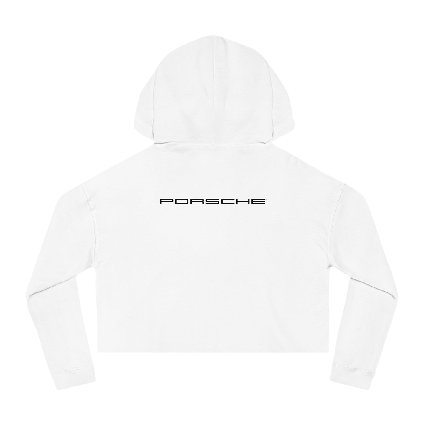Porsche Crest Crop Hoodie for Women in 8 Colors - AI Print Spot